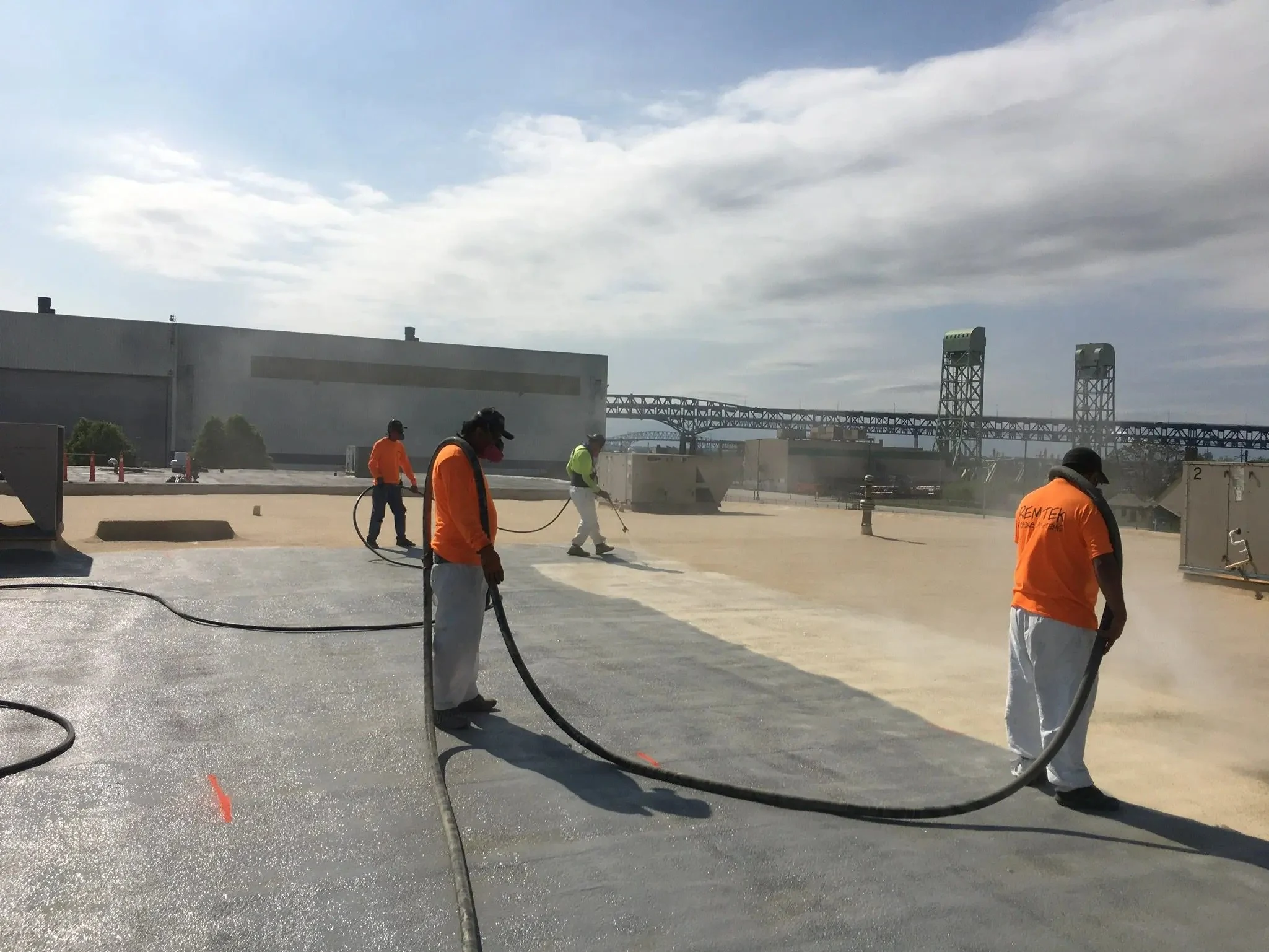 Silicone Coatings for Aging Roofs Around the Tech Center